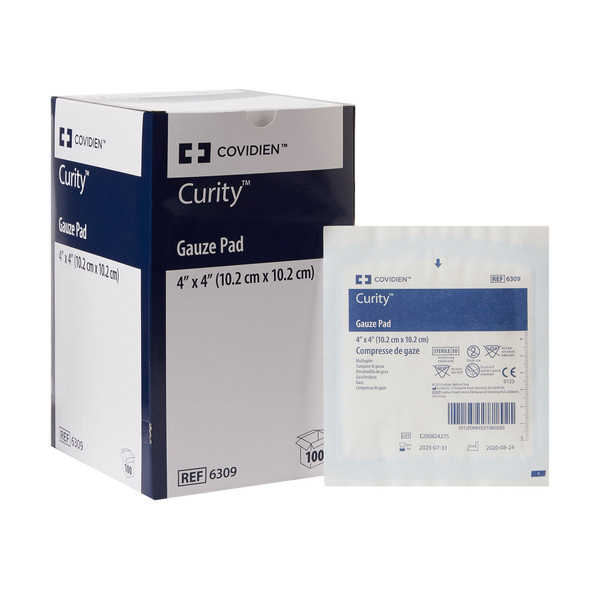 Curity™ Sterile Gauze Sponge, 4 x 4 Inch