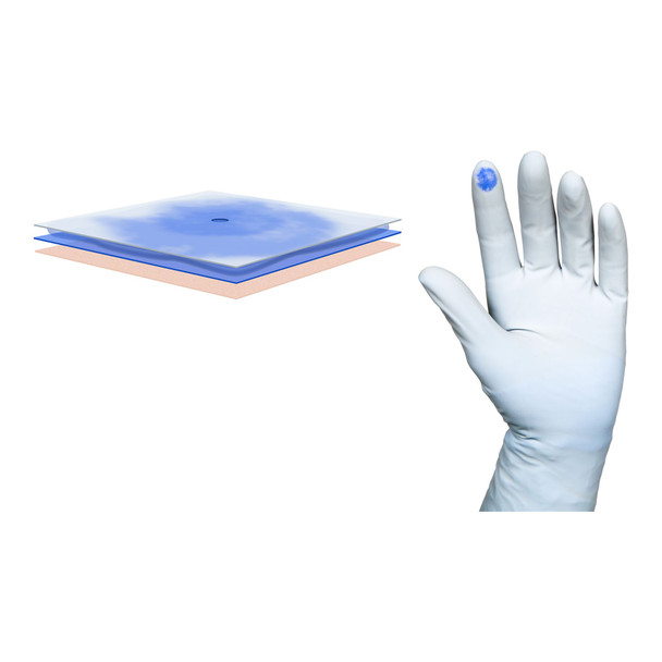 Biogel® PI Indicator Underglove™ Polyisoprene Surgical Underglove, Size 8, Blue