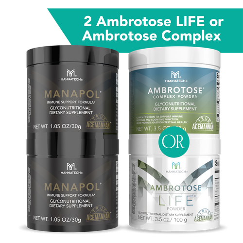 Ambrotose 2x and Manapol 2x Ambrotose 2x and Manapol 2x