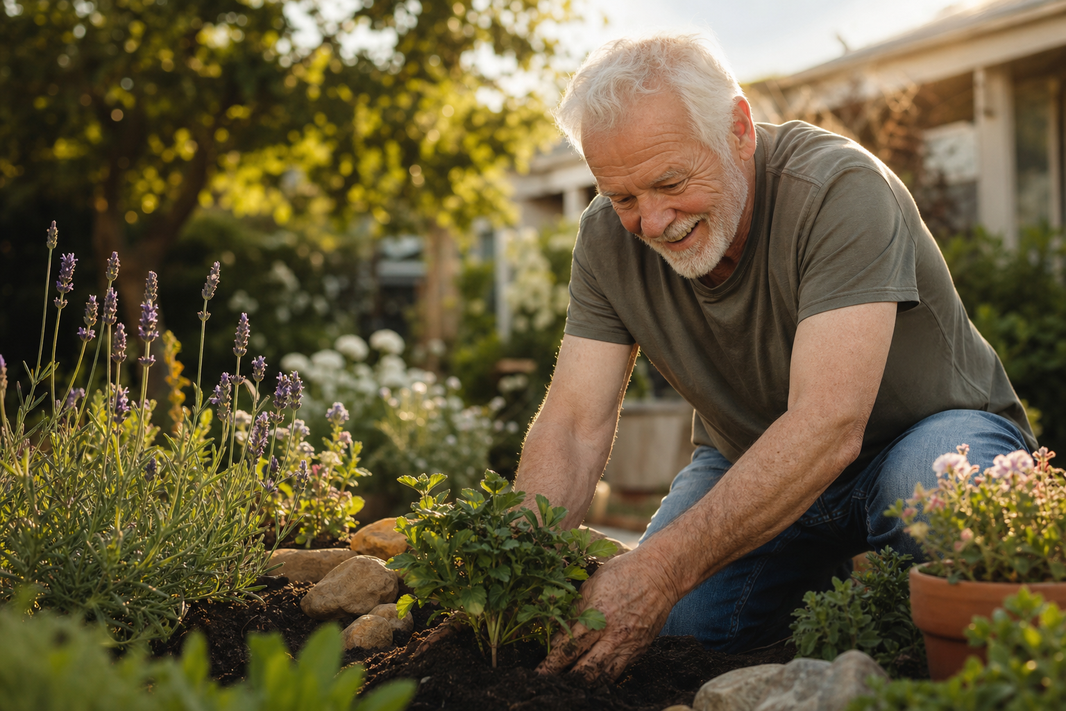 Everyday Movement — man gardening