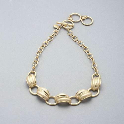 Worn Gold Necklace