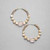 Pink and Gold Hoop Earring