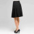 Side Button Pleated Skirt