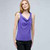Drape Neck Tank with Buckles.