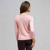 3/4 Sleeve Solid Drape Neck Sweater