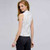No-Iron Easy Care Double Strip Sleeveless Blouse