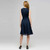 Pleated Dress With Front Sash.