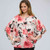 Floral Poncho Blouse