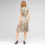 Tie Front Animal Print Dress