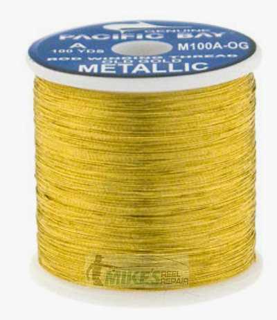 Gold Metallic Thread size D, 100yds