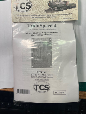 TCS 1548  TRAINSPEED 4 FOUR SEPARATE TRAIN SPEED INDICATORS