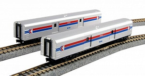 KAT 106-3512 BAGGAGE CAR AMTK PHASE I 2 CAR SET