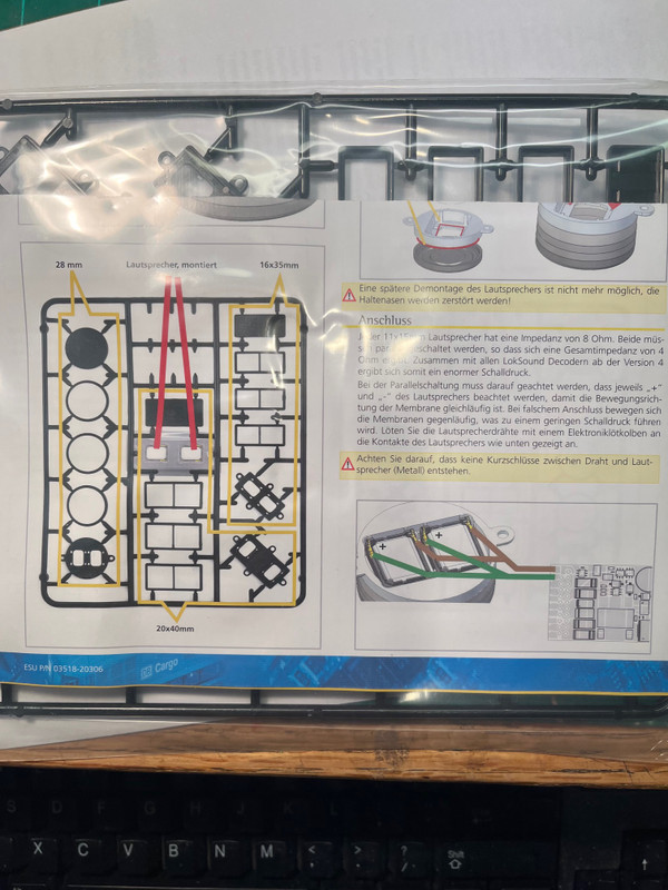 LOKSOUND 50340 SPEAKER SET DUAL 11X15MM MODULAR SOUND CAPSULE SET FOR 28MM 20X40MM 16X35MM