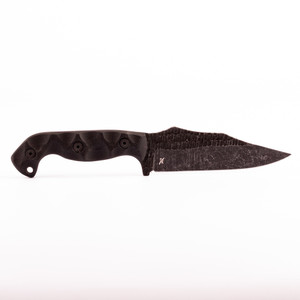 STROUP KNIFES BLACK-G10 FIXED BLADE