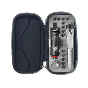 real avid smart torq x3 driver kit
scope mount torque wrench bit set
x3 driver ratchet t handle detail
firearm maintenance torque tool kit case
adjustable torque limiter close up
optics mounting tool kit bits and driver