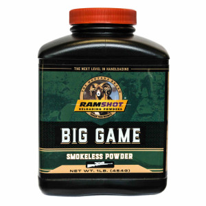 Ramshot Big Game smokeless rifle powder container