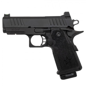 Staccato CS 9mm pistol with optic-ready slide, DLC-coated barrel, and curved trigger – compact 2011 handgun for concealed carry. Staccato CS 9mm pistol with optic-ready slide, DLC-coated barrel, and curved trigger – compact 2011 handgun for concealed carry.