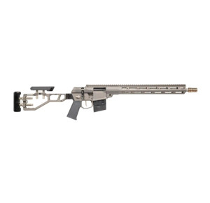 Mini Fix 16 inch 6mm ARC bolt-action rifle in gray with adjustable folding stock and M-LOK handguard