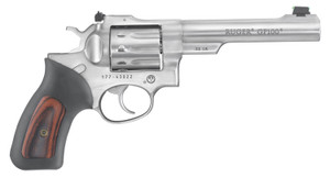 Ruger GP100 22 LR 5.5 inch stainless revolver full view