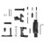 Geissele Ultra Duty Lower Parts Kit Black No Grip