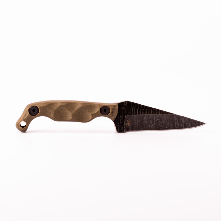 Stroup Mini 1095 high carbon steel for durability and edge retention