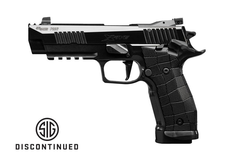 SIG SAUER P226-XFIVE Reserve 9mm pistol with high-polish DLC finish