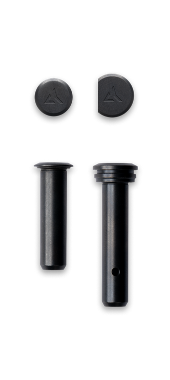 Radian AR15 Steel takedown and pivot pin kit, with Radian Logo.