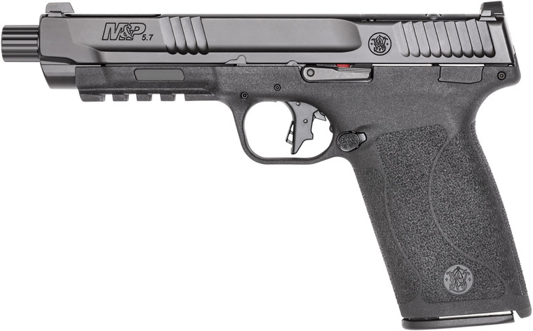 Smith and Wesson M&P 5.7 pistol 5.7x28mm 22 round capacity full view