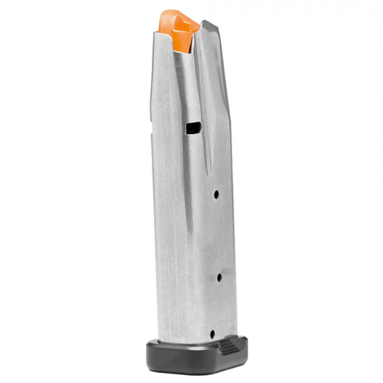 Staccato CS C 17 round 9mm magazine stainless steel body full view