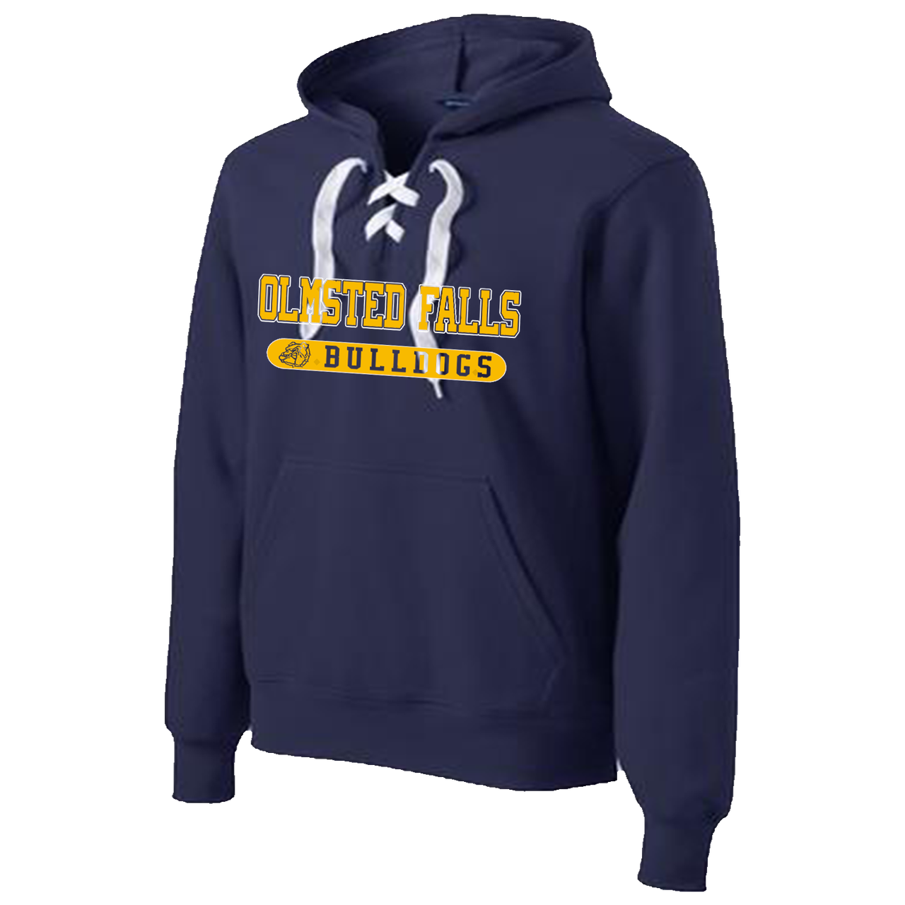 Olmsted Falls Bulldogs Lace Hoodie (F002) - RycoSports