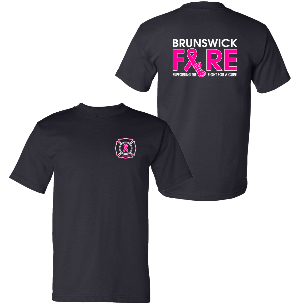 Brunswick Fire Fight Cancer Tee (S245/B047)