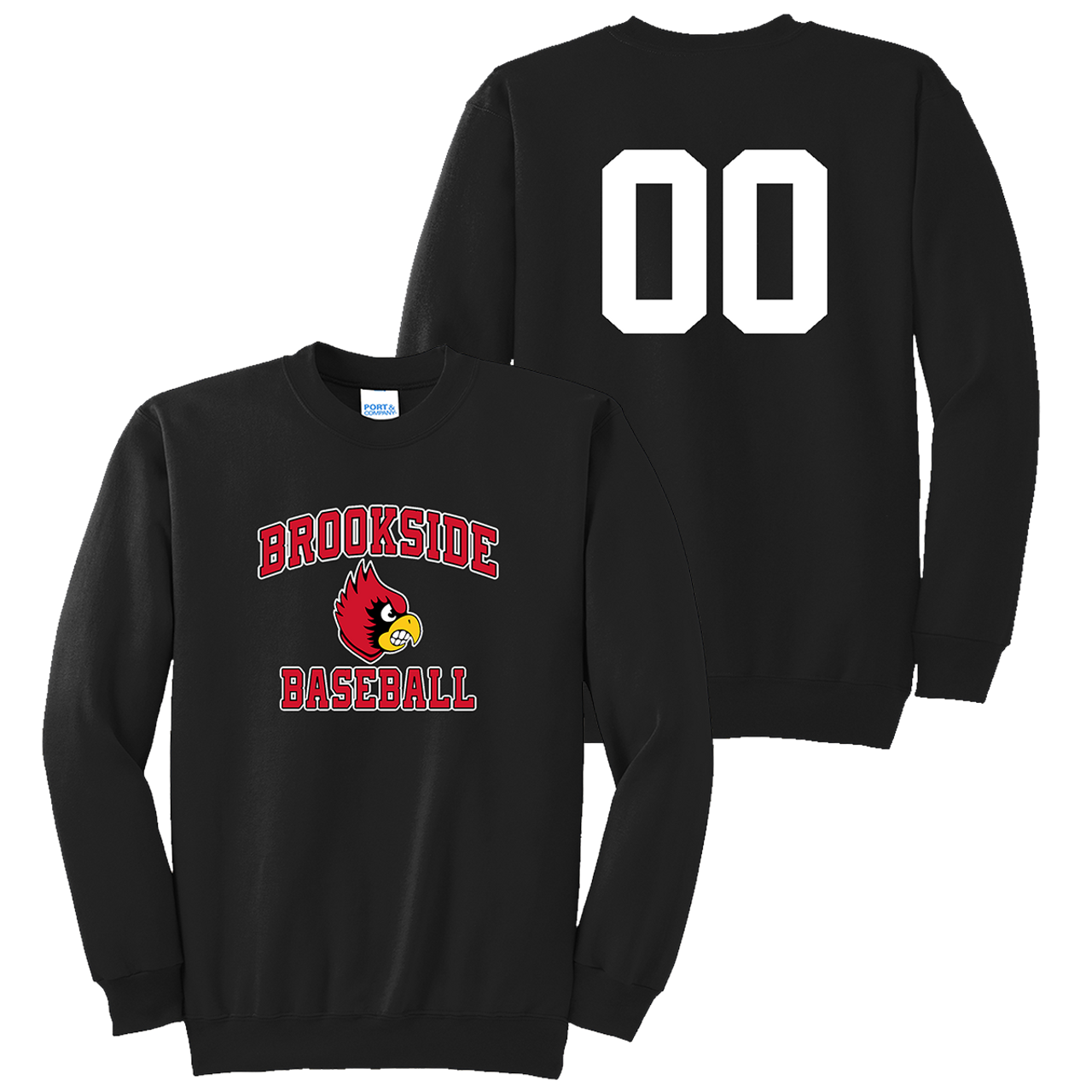 Brookside Cardinals Baseball Nike Dri-FIT LS Tee (F546)