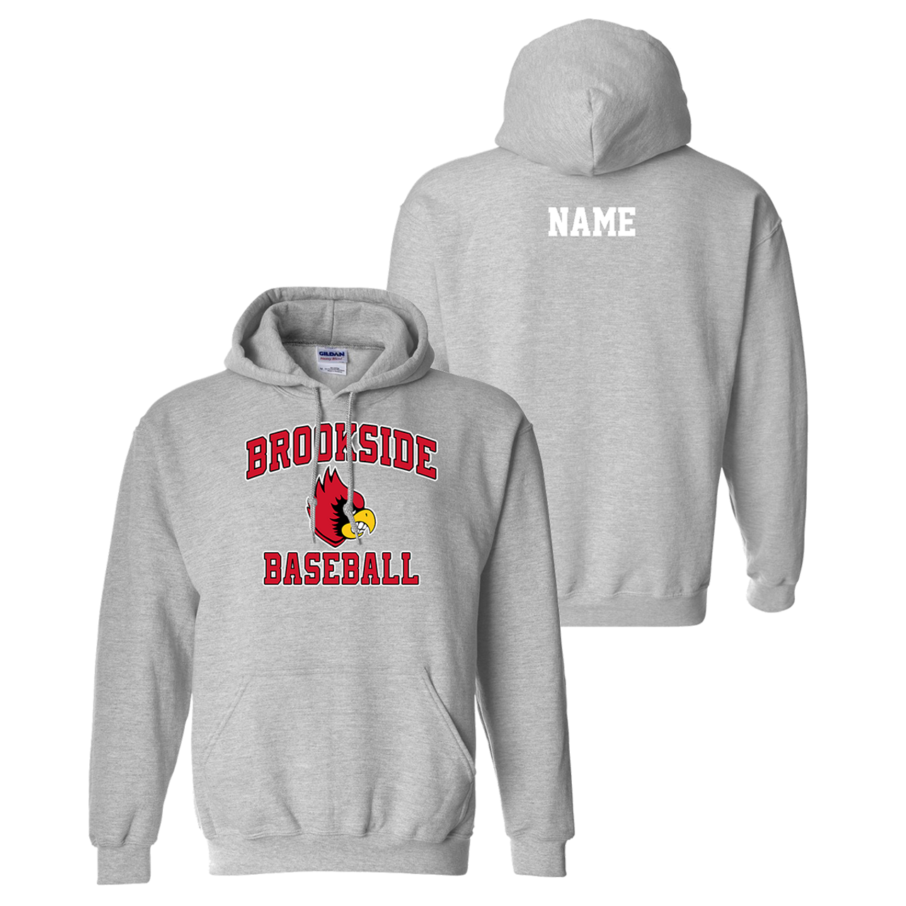 Brookside Cardinals Baseball Tee (F546)