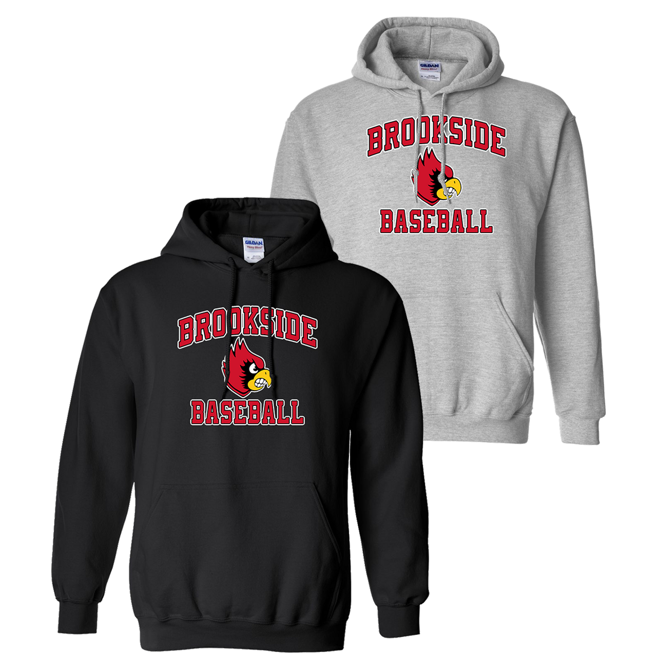 Brookside Cardinals Baseball Hoodie (F546)