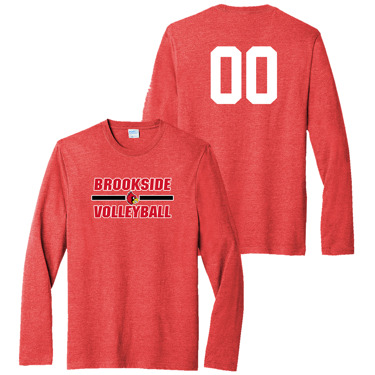 Brookside Cardinals Baseball Tee (F546)