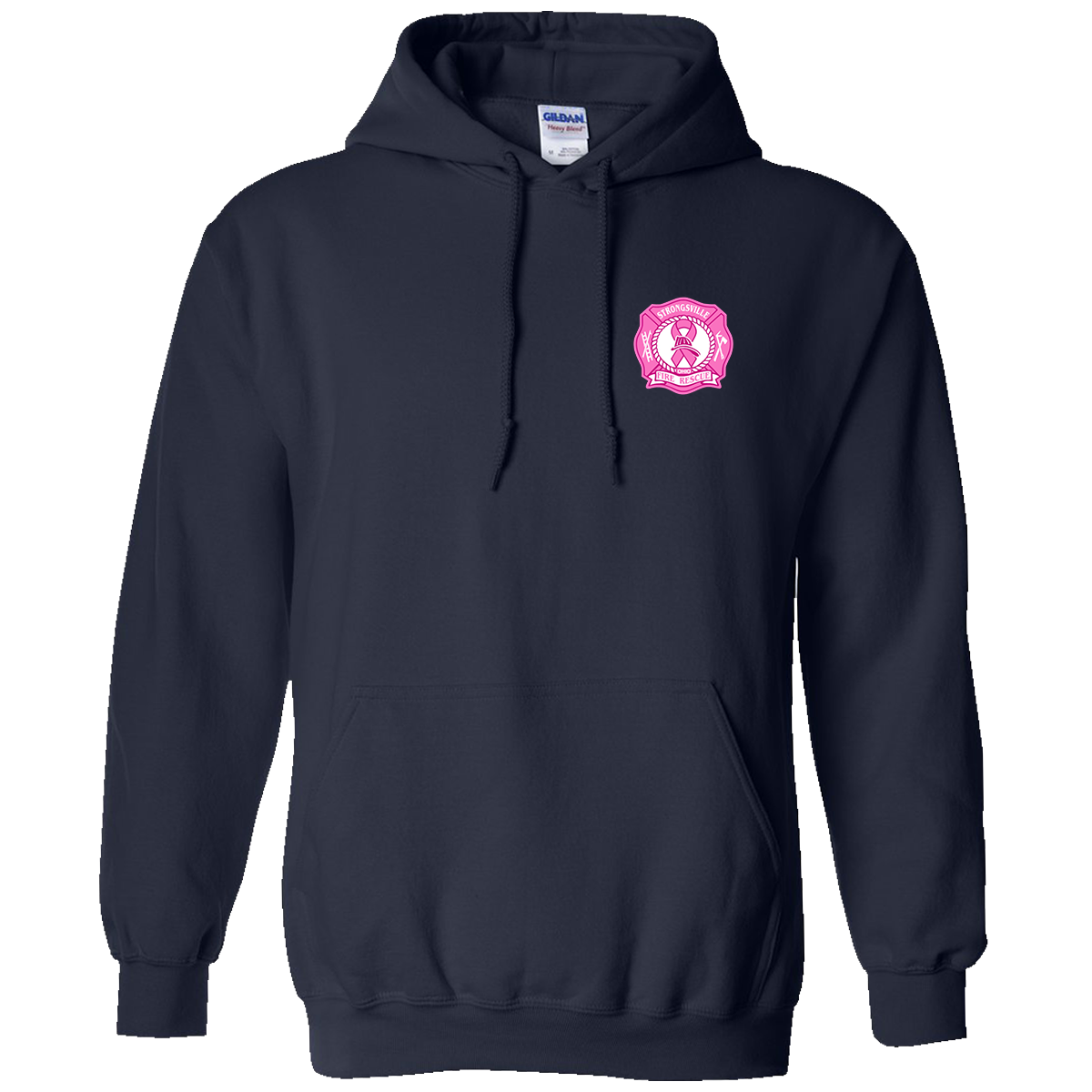 Strongsville Fire Department Fight Cancer Hoodie (S281/B055)