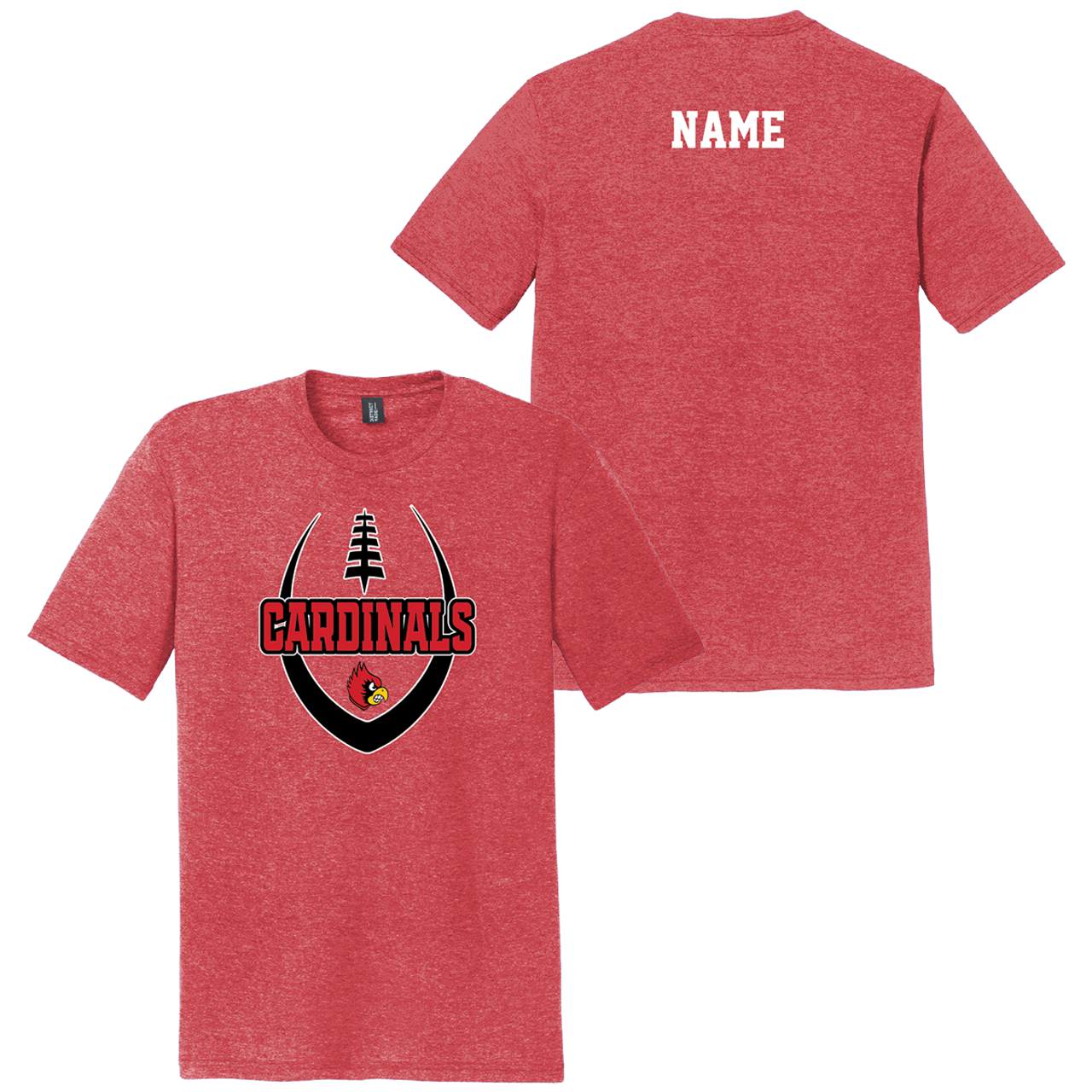 Brookside Cardinals Football Practice Tee (C066)