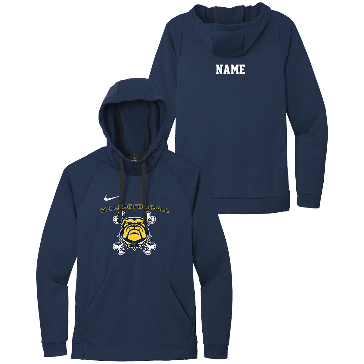 nike hoodie fta multi logo