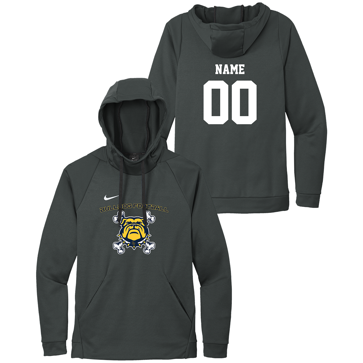 mens nike therma football hoodie