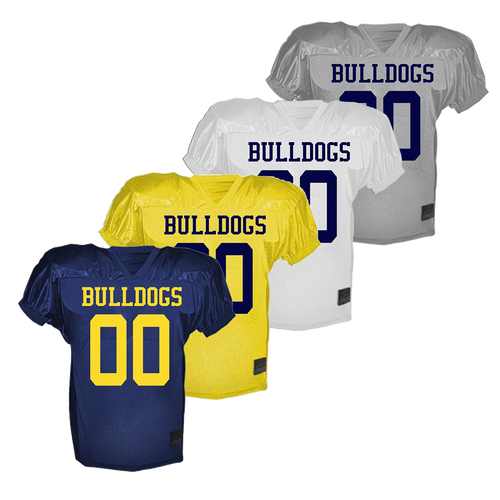 Bulldog Youth Football Authenticate Game Jersey