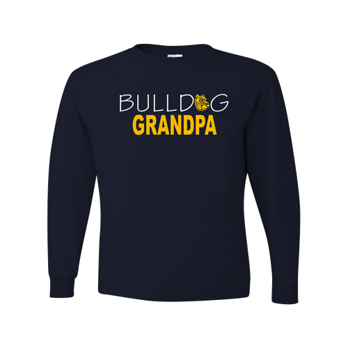 Bulldog Grandpa LS Tee 