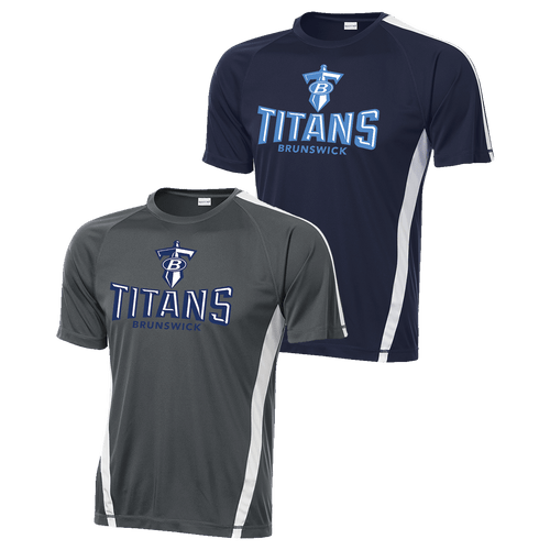 Brunswick Titans Colorblock Competitor Tee