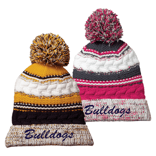 OFAB Bulldogs Pom Pom Beanie