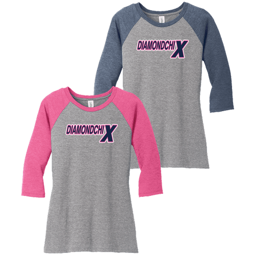 Diamond Chix Fastpitch Ladies 3/4 Raglan (F659)