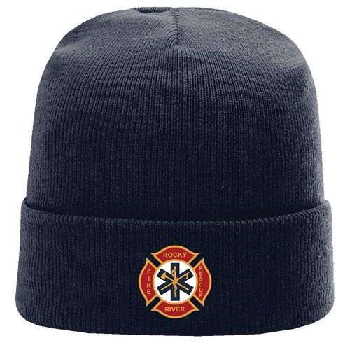 Rocky River Fire Department Solid Knit Cuff Beanie(RY504)