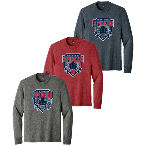 North Shore Spiders Baseball Triblend LS Tee (F818)