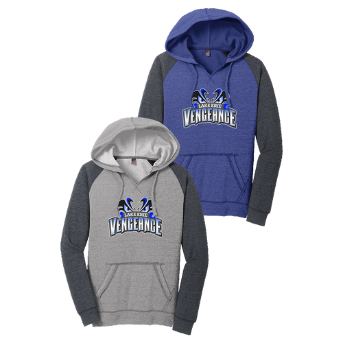 Lake Erie Vengeance Ladies Raglan Hoodie (F727)