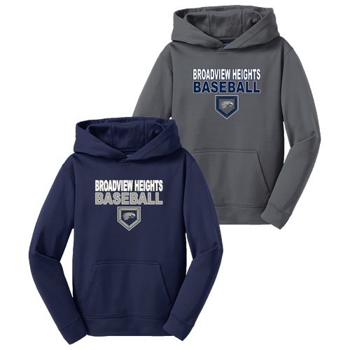 Broadview Hts Baseball Youth Performance Hoodie (F834/F835)