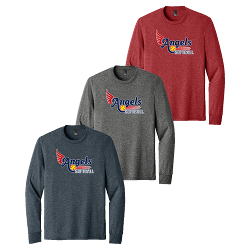 St Ambrose Softball Triblend LS Tee (F832)