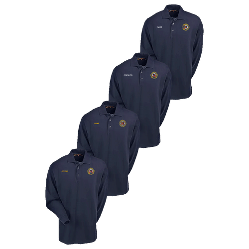 Avon Lake Fire 511 Professional Long Sleeve Polo 100% Cotton (RY630B/RY632C/RY632D)